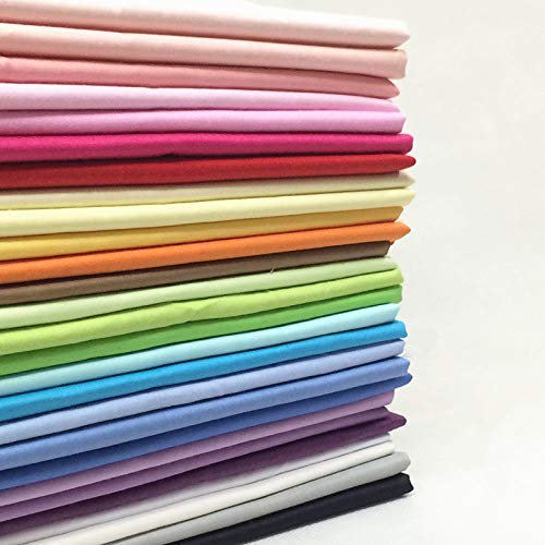 ZAIONE Solid 100% Cotton Fabric 2 Yards Wide 43 Quilting Sewing D...